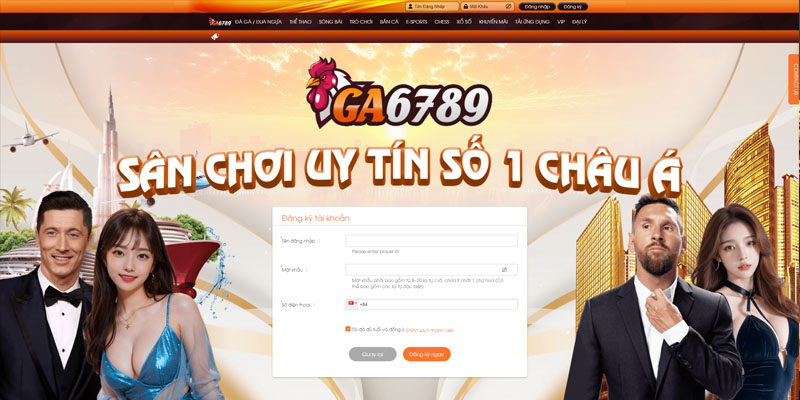 Cách Đăng Ký Tài Khoản Tại Ga6789