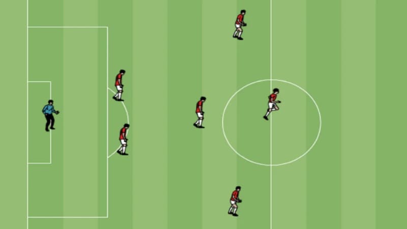 Các sơ đồ chiến thuật bóng đá 7 người phổ biến nhất