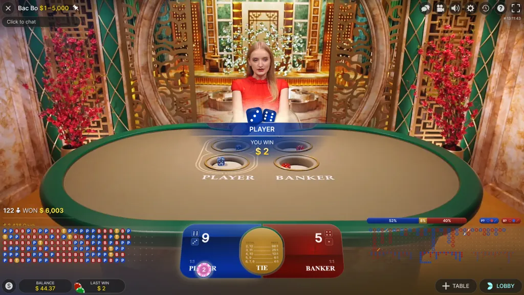 Truy Cập Sảnh Live Casino Evolution